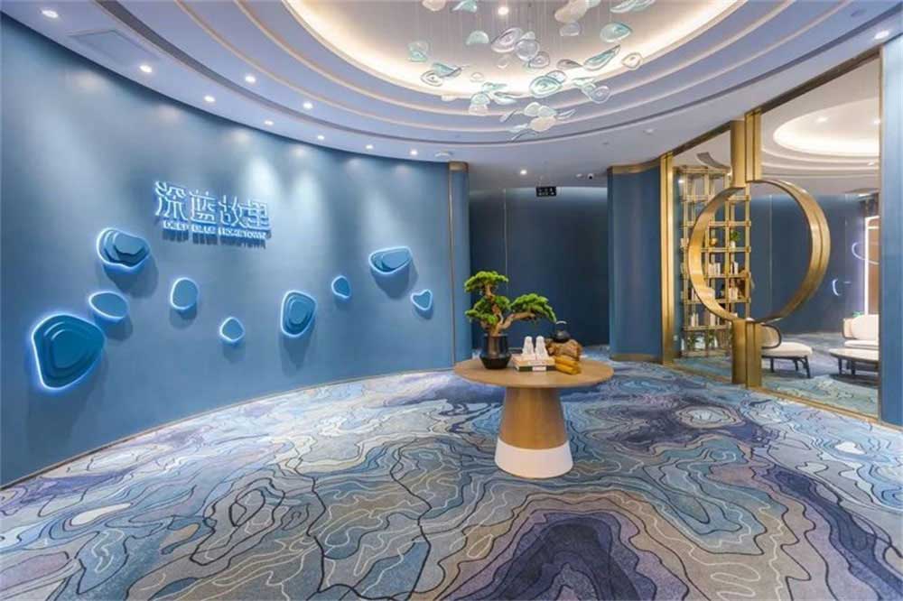 深圳龍崗藍調輕奢風格酒吧裝修設計接待大廳 深圳龍崗藍調輕奢風格酒吧裝修設計接待大廳