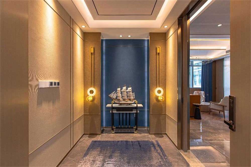 深圳龍崗藍調輕奢風格酒吧裝修設計貴賓客房玄關 深圳龍崗藍調輕奢風格酒吧裝修設計貴賓客房玄關