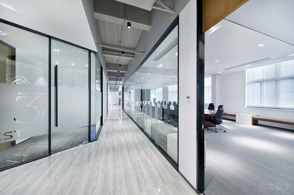 寶安區朗峻廣場現代簡約風格辦公室裝修設計過道 寶安區朗峻廣場現代簡約風格辦公室裝修設計過道