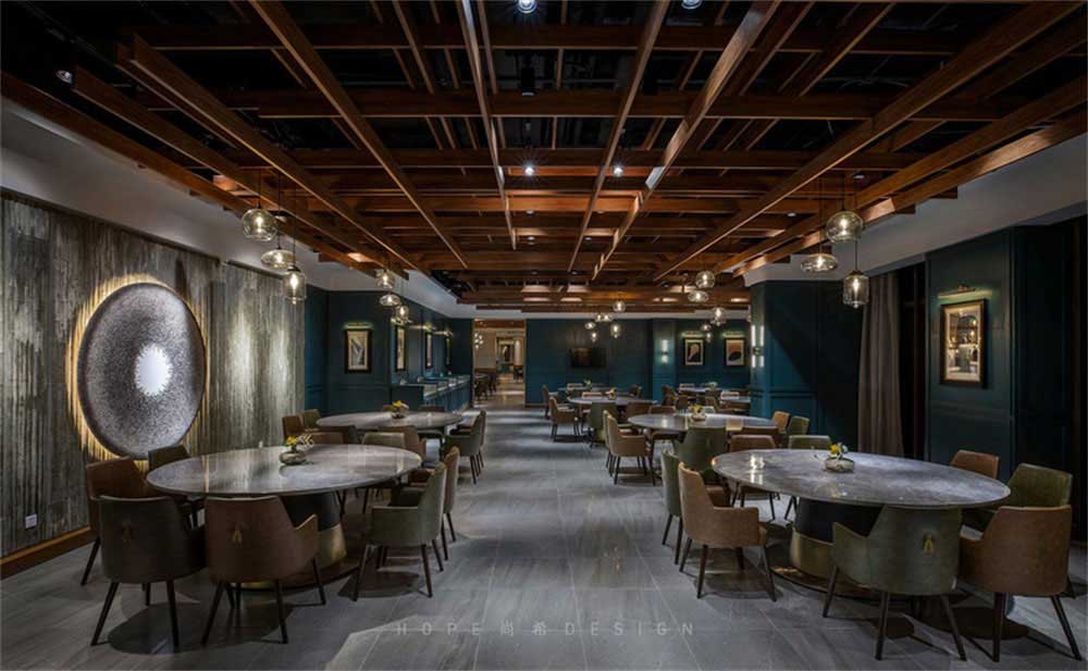 深圳鹽田混搭風美食廣場裝修設計輕奢風主題用餐大廳 深圳鹽田混搭風美食廣場裝修設計輕奢風主題用餐大廳