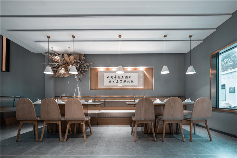 簡約風浙江特色菜連鎖餐廳深圳龍華店裝修設計燈光效果 簡約風浙江特色菜連鎖餐廳深圳龍華店裝修設計燈光效果
