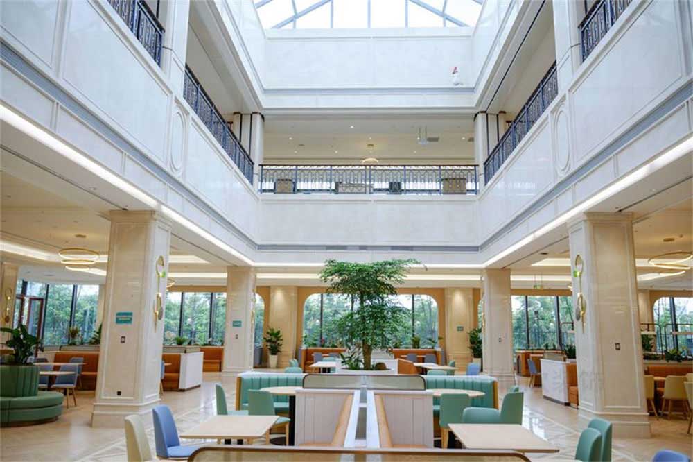 深圳龍華公司輕奢風(fēng)員工餐廳裝修設(shè)計(jì)空間布局 深圳龍華公司輕奢風(fēng)員工餐廳裝修設(shè)計(jì)空間布局