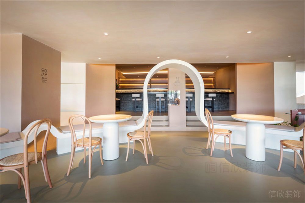 深圳簡(jiǎn)約風(fēng)格素食館裝修設(shè)計(jì)拱形門(mén)洞 深圳簡(jiǎn)約風(fēng)格素食館裝修設(shè)計(jì)拱形門(mén)洞