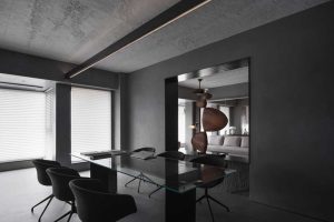 深圳龍崗區(qū)天安云谷二期極簡風格辦公室裝修會議室效果圖