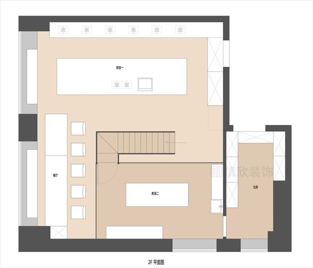 深圳市南山區(qū)茉莉的氧氣廚房-甜品中西餐培訓(xùn)教室平面圖 深圳市南山區(qū)茉莉的氧氣廚房-甜品中西餐培訓(xùn)教室平面圖