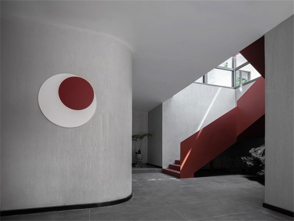 深圳南山簡約風格咖啡廳裝修設計案例樓梯廳 深圳南山簡約風格咖啡廳裝修設計案例樓梯廳