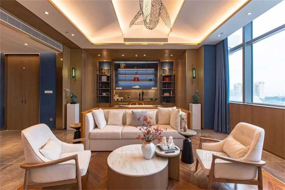 深圳龍崗藍調輕奢風格酒吧裝修設計貴賓客房休息區 深圳龍崗藍調輕奢風格酒吧裝修設計貴賓客房休息區