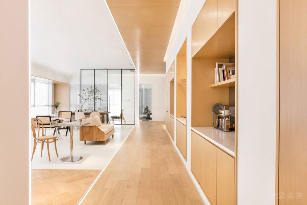 北歐風(fēng)格商務(wù)辦公場所過廊設(shè)計(jì)裝修圖