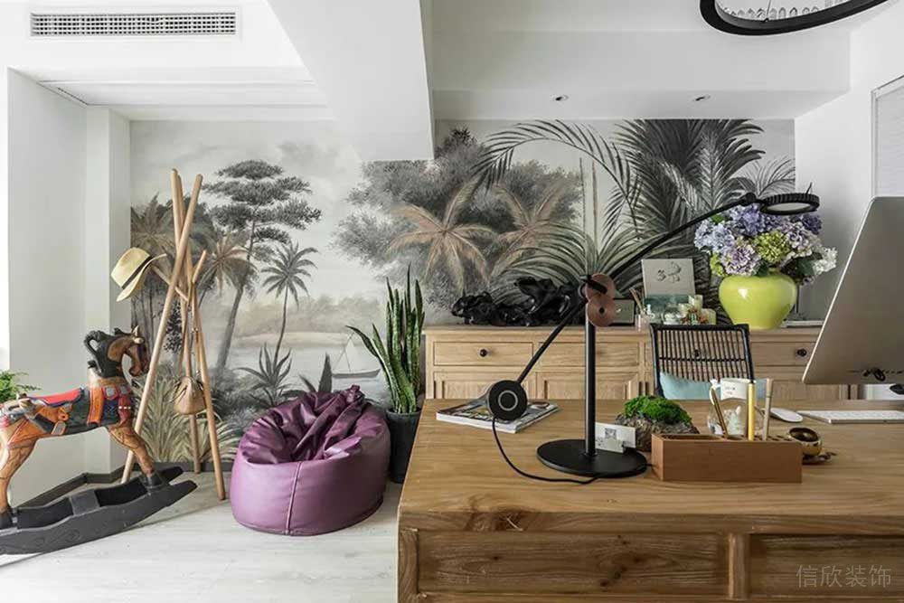 北歐風(fēng)格總經(jīng)理辦公室設(shè)計(jì)裝修圖