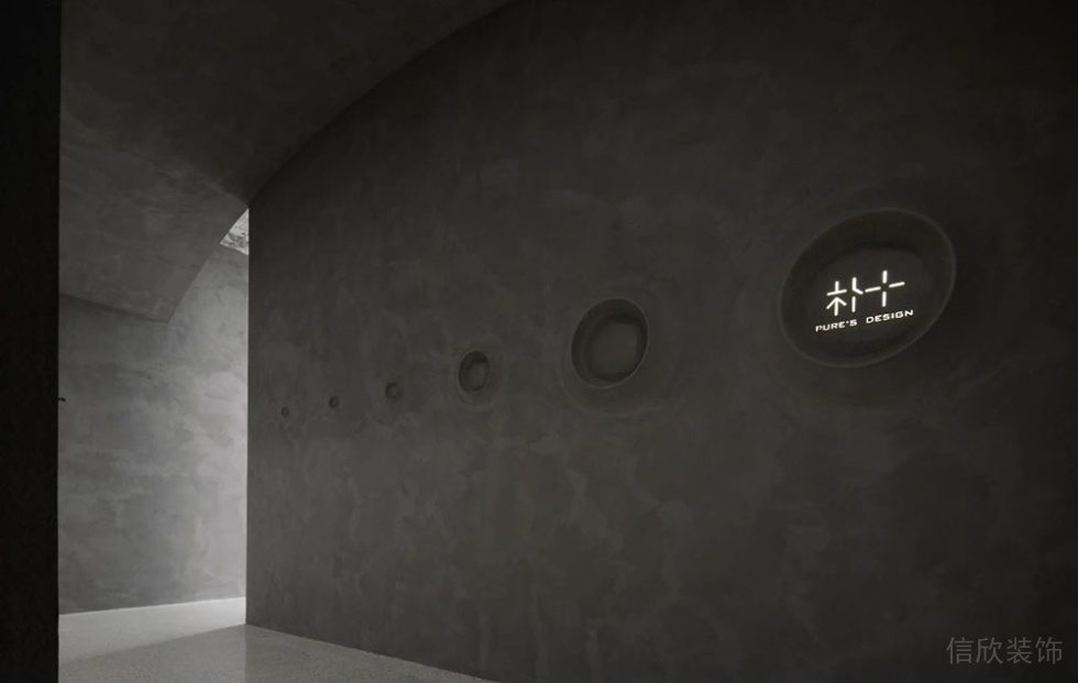 工業(yè)風(fēng)辦公空間門(mén)廳設(shè)計(jì)裝修圖