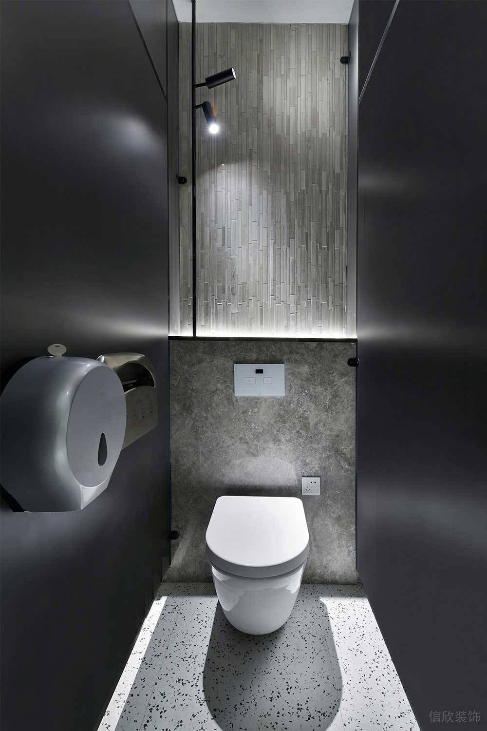 工業(yè)風(fēng)辦公室衛(wèi)生間設(shè)計裝修圖