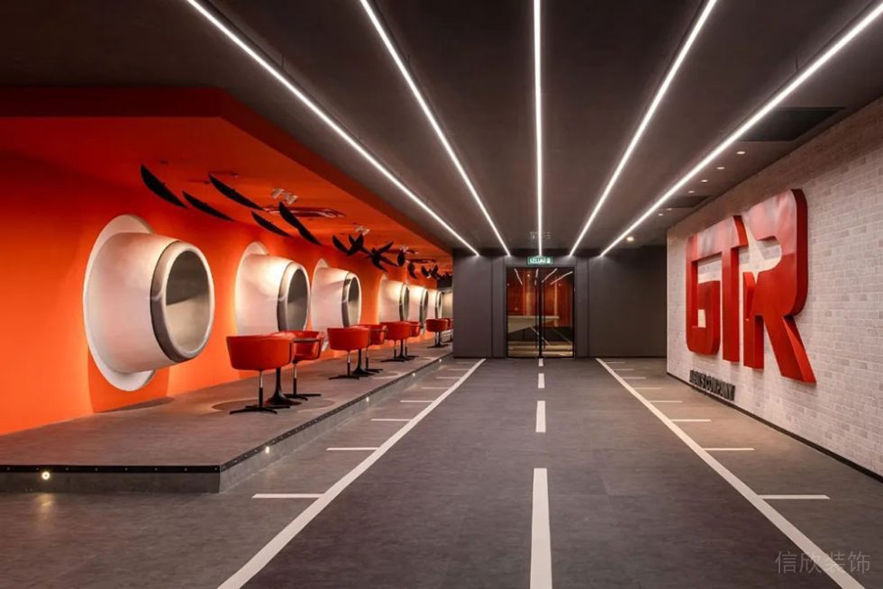 工業(yè)風商務(wù)辦公室特色主題洽談區(qū)裝修圖