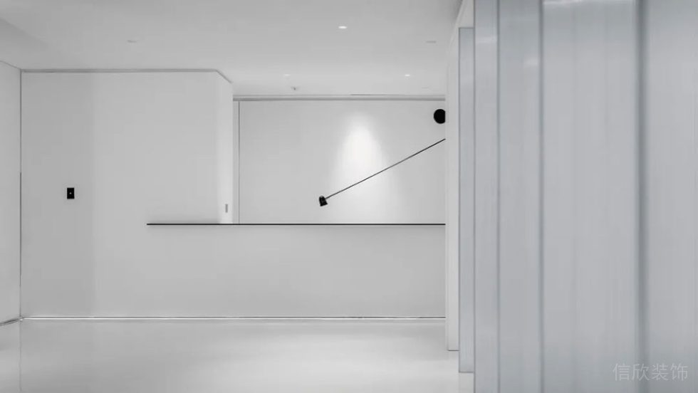 極簡風(fēng)格辦公室項目走廊空間設(shè)計裝修圖