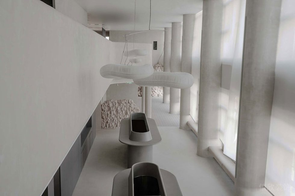 極簡風(fēng)格商務(wù)辦公場所藝術(shù)休閑廳裝修圖