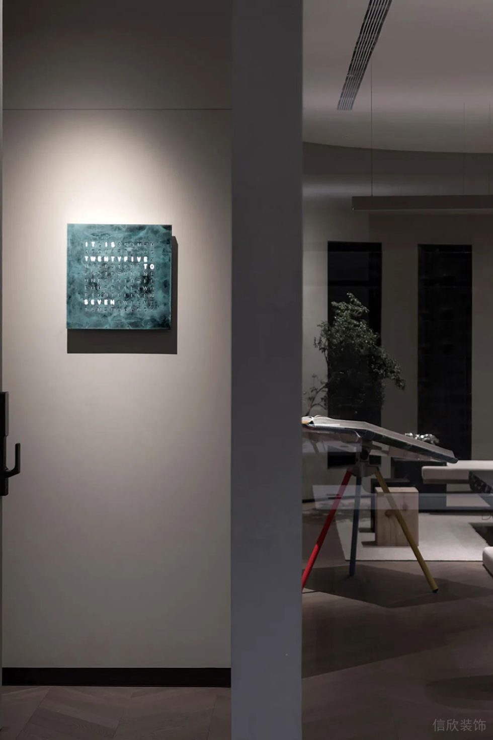 簡約風(fēng)格辦公空間過廊設(shè)計(jì)案例裝修圖