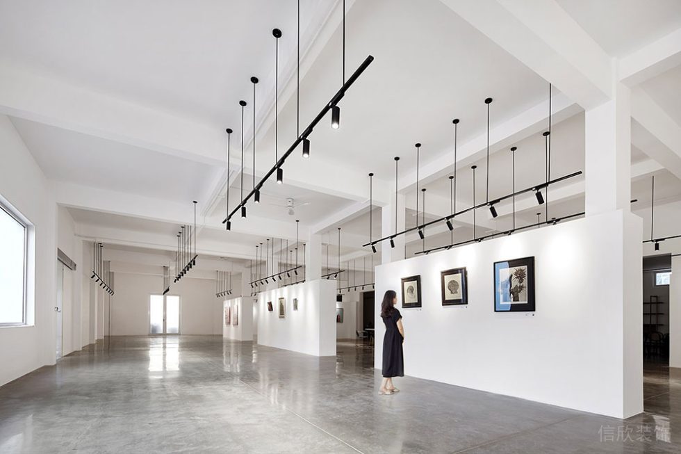 簡約風(fēng)格辦公空間藝術(shù)展廳裝修圖