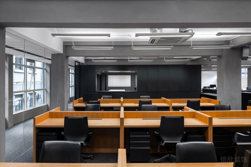 簡約工業(yè)風辦公場所辦公區(qū)設(shè)計裝修圖