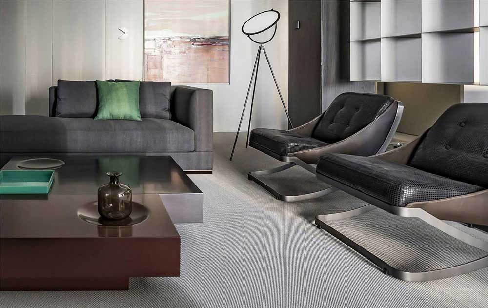 簡(jiǎn)約美式辦公空間貴賓接待室裝修圖