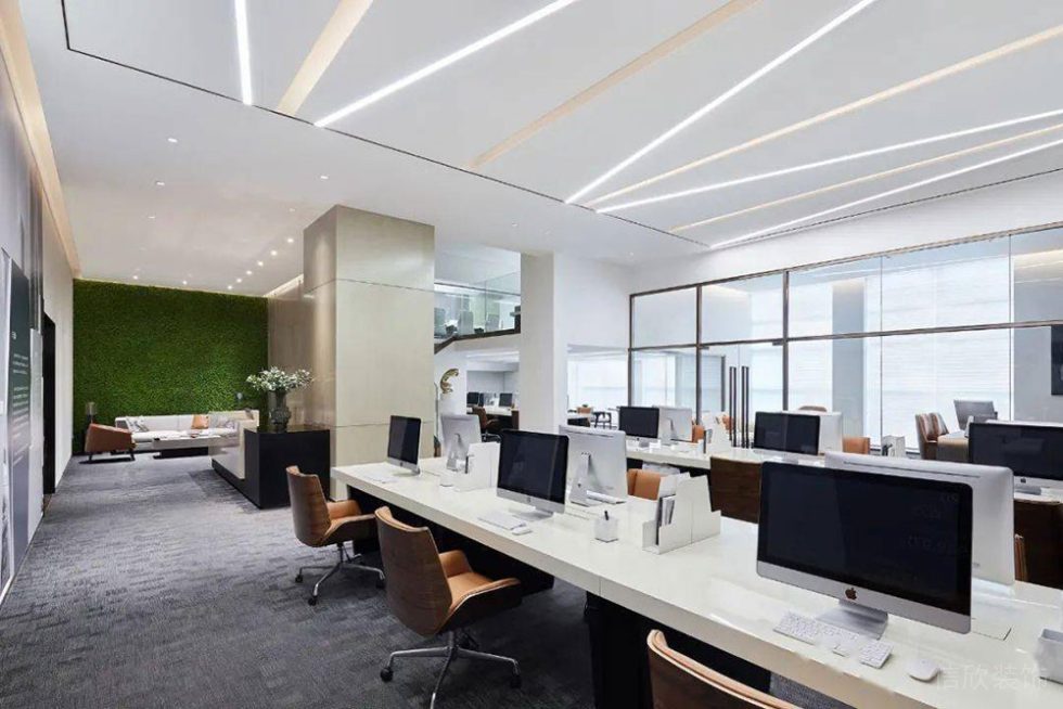 現(xiàn)代風(fēng)格辦公場所案例員工辦公廳設(shè)計裝修圖