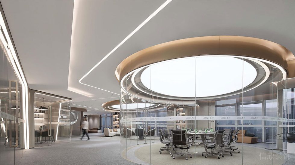 現(xiàn)代風(fēng)格辦公場所辦公大廳裝修圖