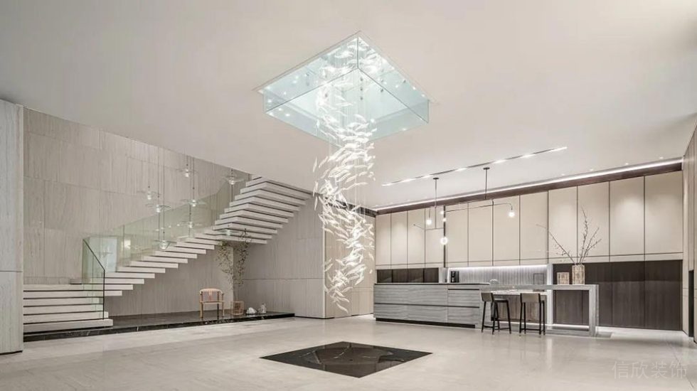 現(xiàn)代風(fēng)格商務(wù)辦公場(chǎng)所茶水休閑廳裝修圖