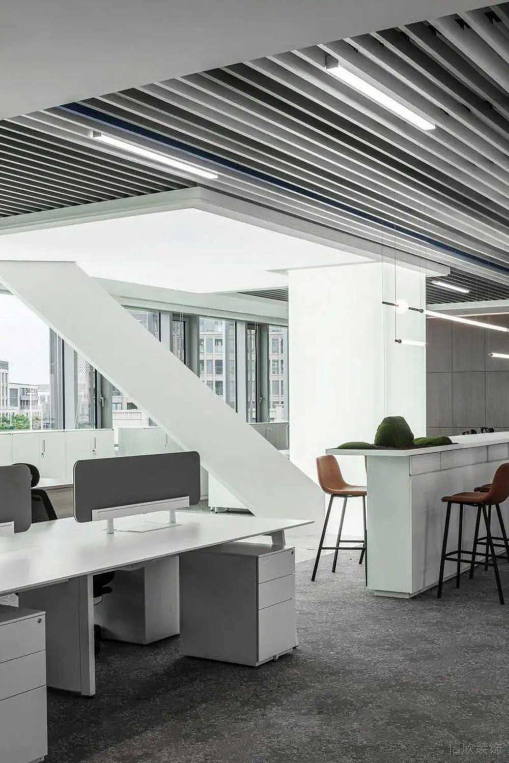 現(xiàn)代風(fēng)格商務(wù)辦公場(chǎng)所多功能工作區(qū)裝修圖