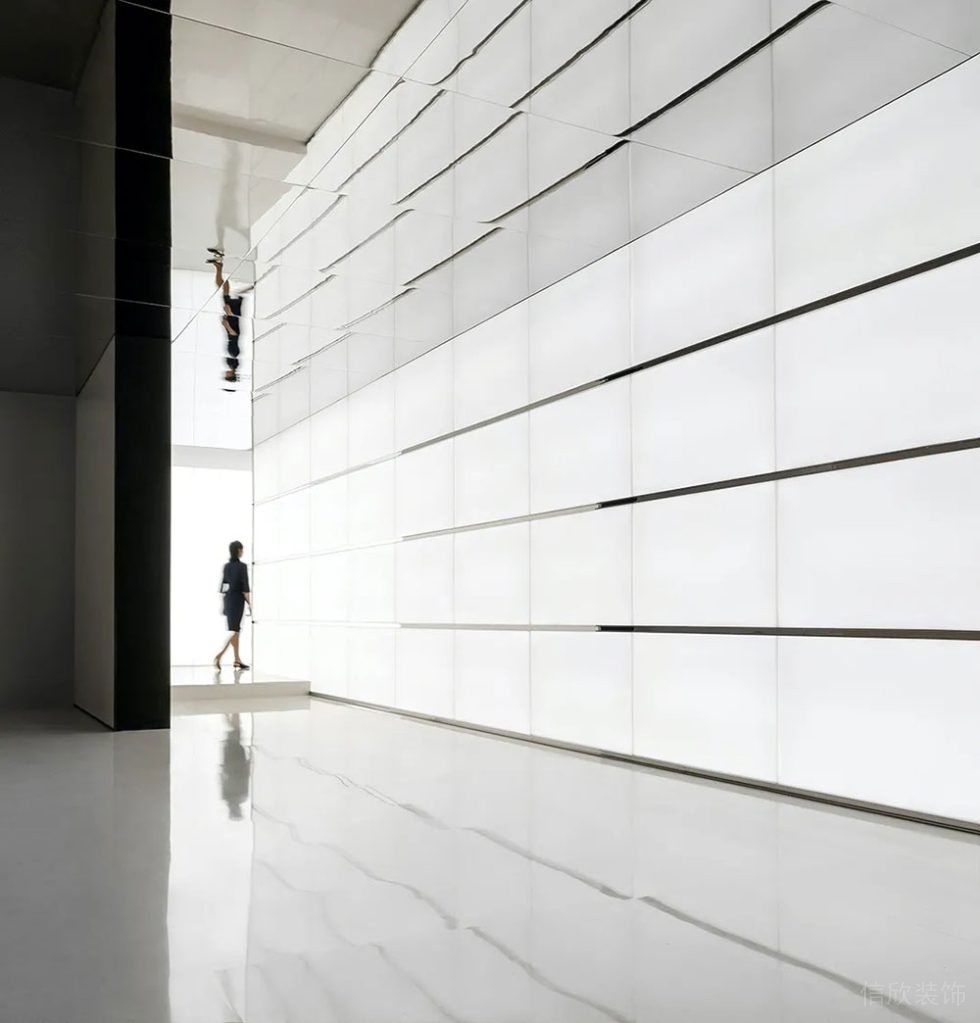 現代風格商務辦公場所廊廳設計裝修圖