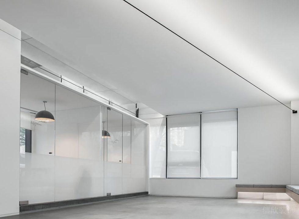 現代風格商務辦公空間廊廳休息區裝修圖