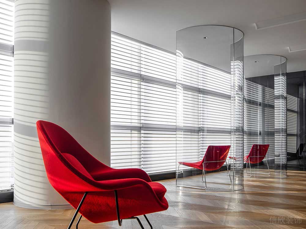 現(xiàn)代風格商務辦公空間休閑區(qū)設(shè)計案例裝修圖