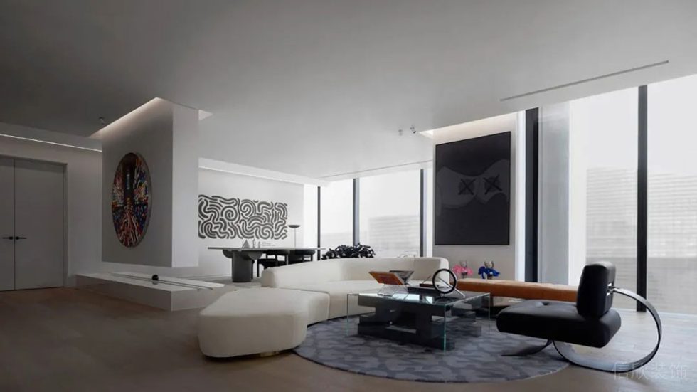 現(xiàn)代風格商務辦公室接待區(qū)設(shè)計裝修圖