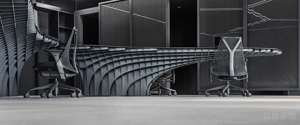 現(xiàn)代工業(yè)風辦公場所案例特色辦公區(qū)設(shè)計裝修圖