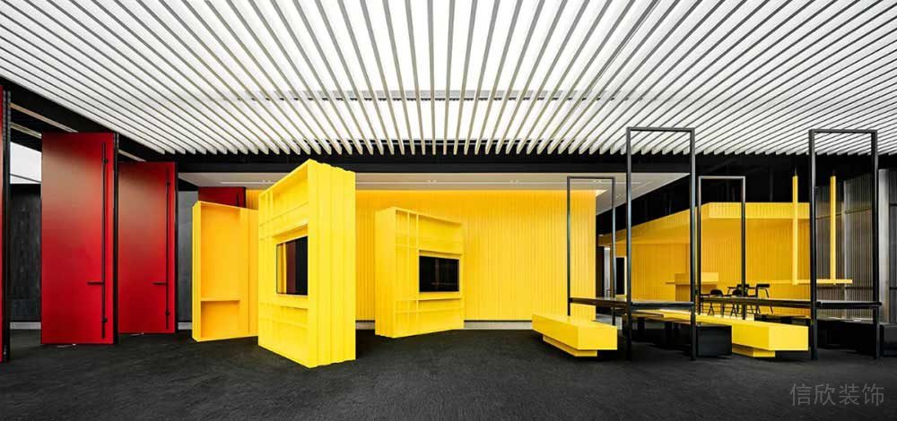 現(xiàn)代工業(yè)風辦公場所案例特色洽談廳設(shè)計裝修圖