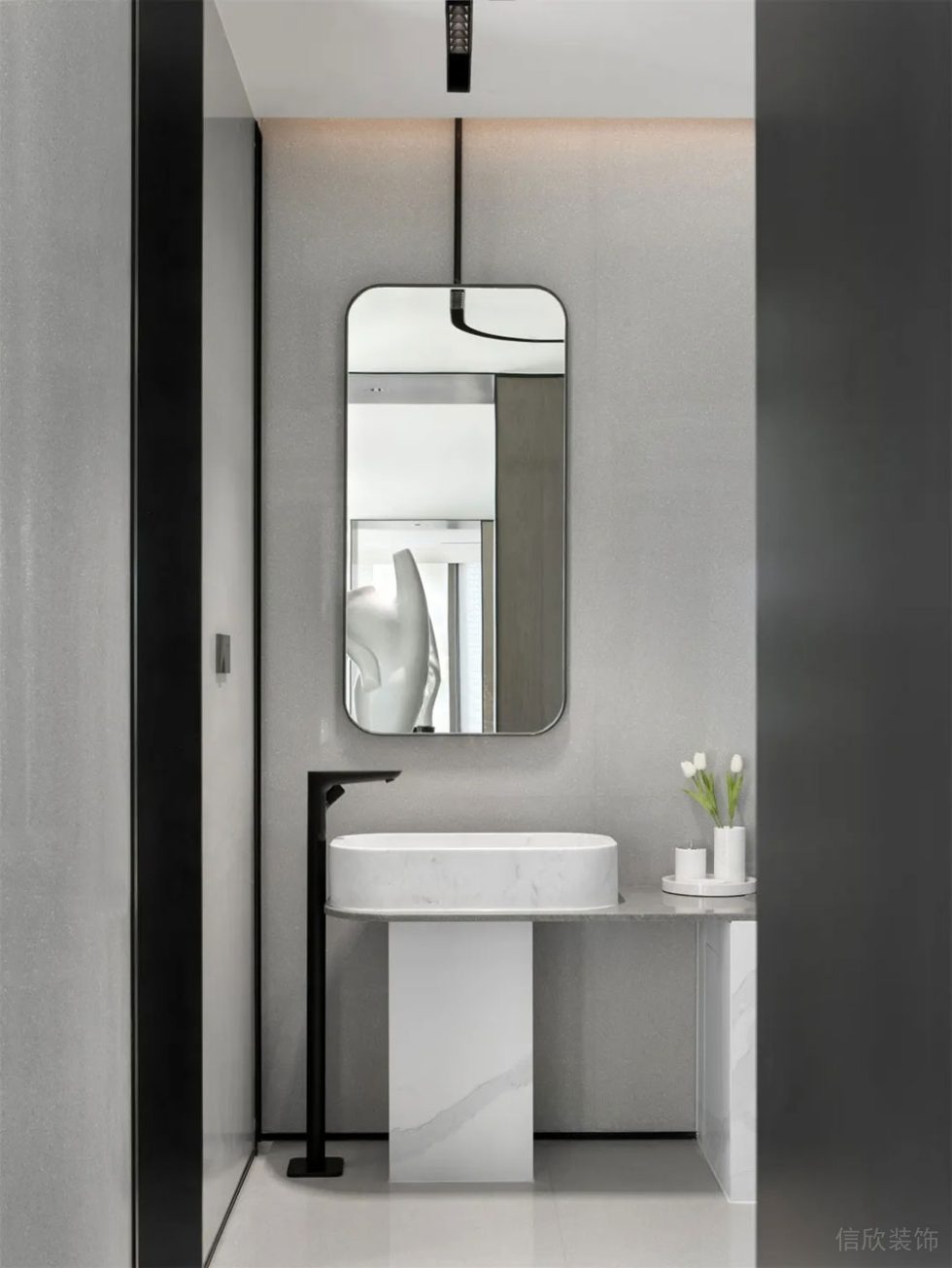 現(xiàn)代簡約風(fēng)格辦公場所案例衛(wèi)生間設(shè)計裝修圖