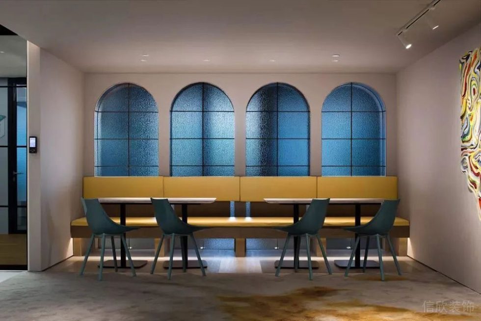 現(xiàn)代簡約風(fēng)格辦公空間休閑洽談區(qū)設(shè)計(jì)案例裝修圖