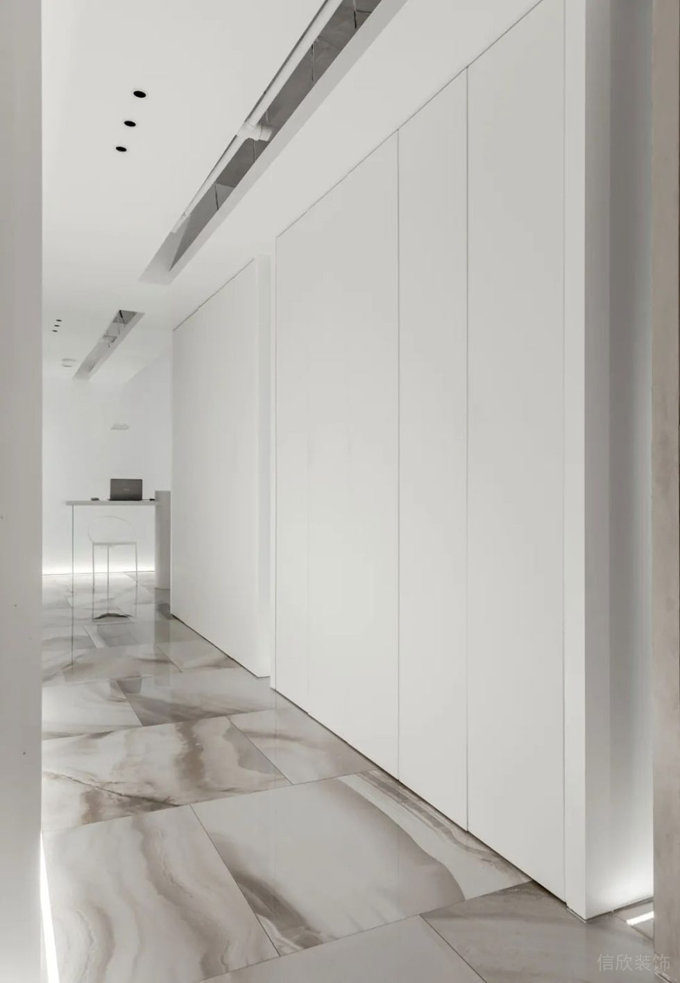 現代簡約風格辦公室過道設計裝修圖