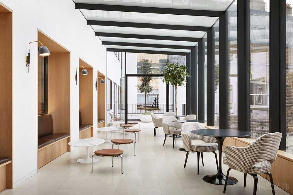 現(xiàn)代簡約風(fēng)格商務(wù)辦公場所會(huì)客休閑廳設(shè)計(jì)裝修圖