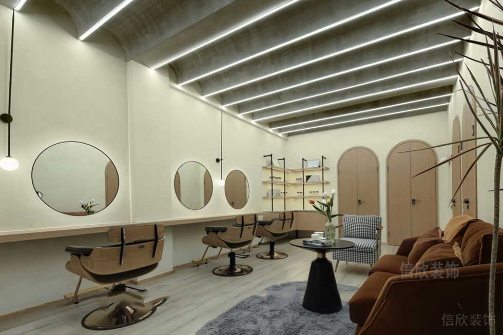 深圳福田美容美發(fā)SPA館二層造型區(qū)裝修設計 深圳福田美容美發(fā)SPA館二層造型區(qū)裝修設計