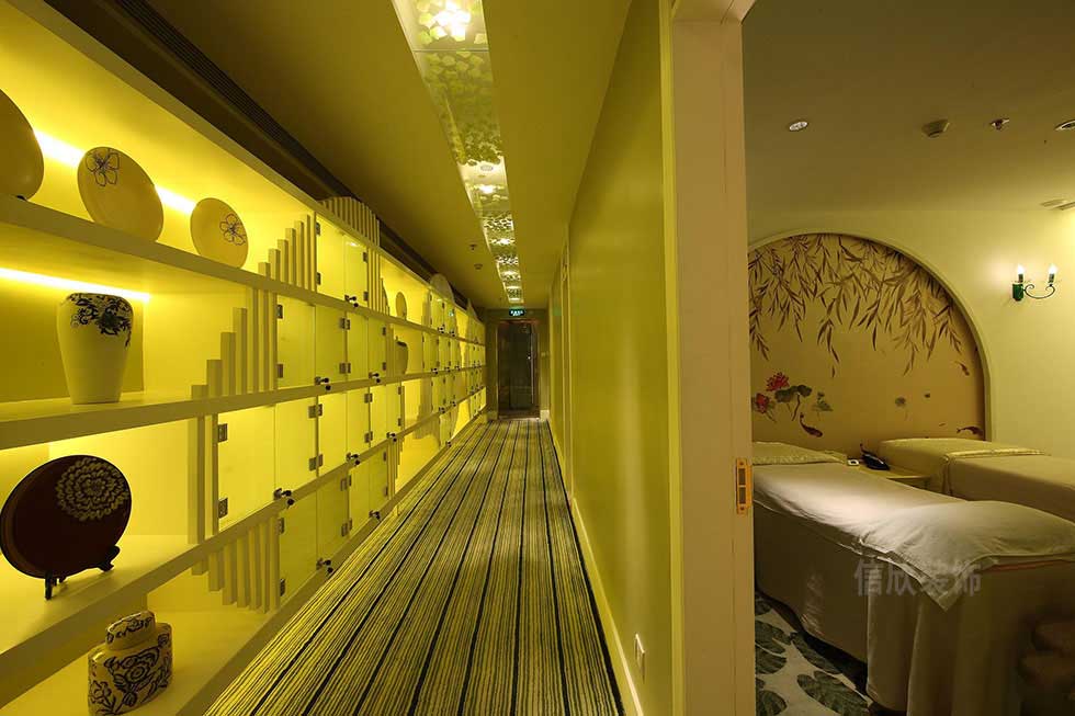 深圳自然田園風美容院走廊 深圳自然田園風美容院走廊