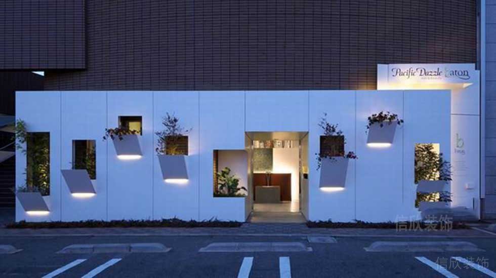 簡約風格美發(fā)店外立面 簡約風格美發(fā)店外立面