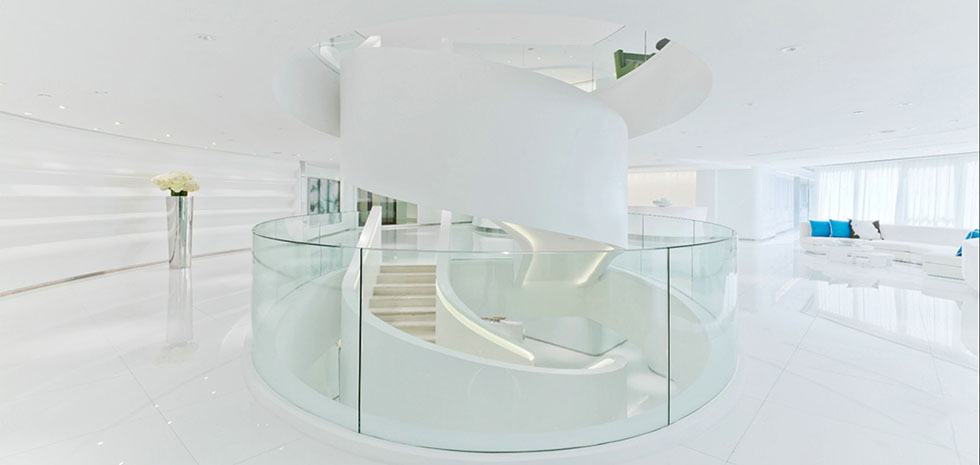 美發店豪華樓梯 美發店豪華樓梯