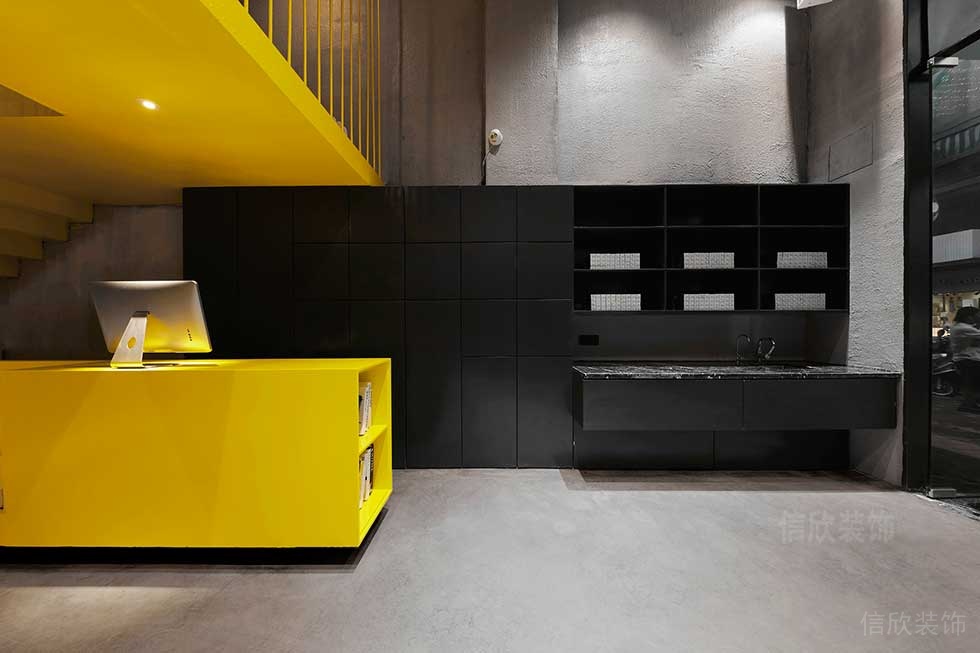 深圳鹽田工業風美發店前臺裝修設計 深圳鹽田工業風美發店前臺裝修設計