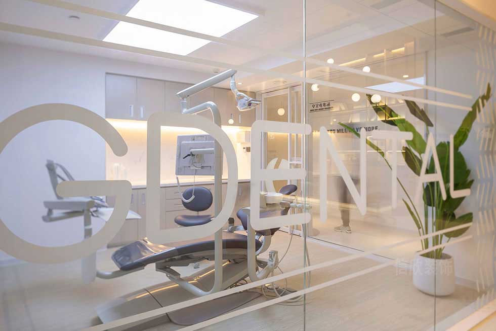 深圳一生口腔醫(yī)院候診區(qū)裝修設計