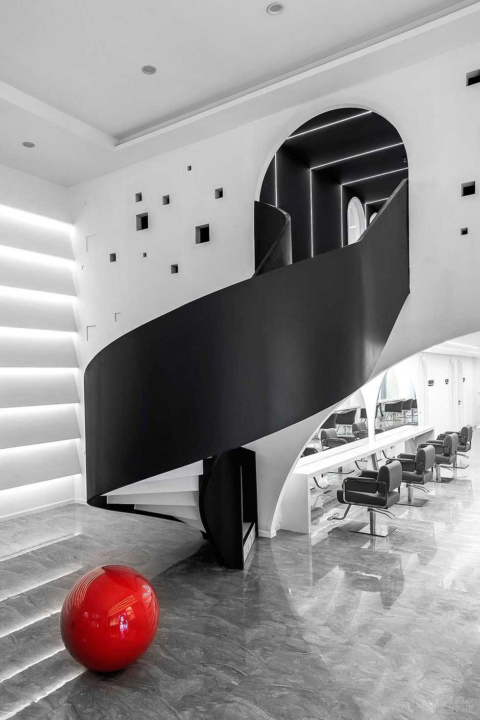 深圳羅湖美發(fā)設計工作室沙龍造型墻裝修工程 深圳羅湖美發(fā)設計工作室沙龍造型墻裝修工程