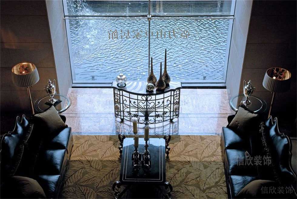 古典裝修設(shè)計(jì)皮革洽談式會議區(qū)裝修設(shè)計(jì)