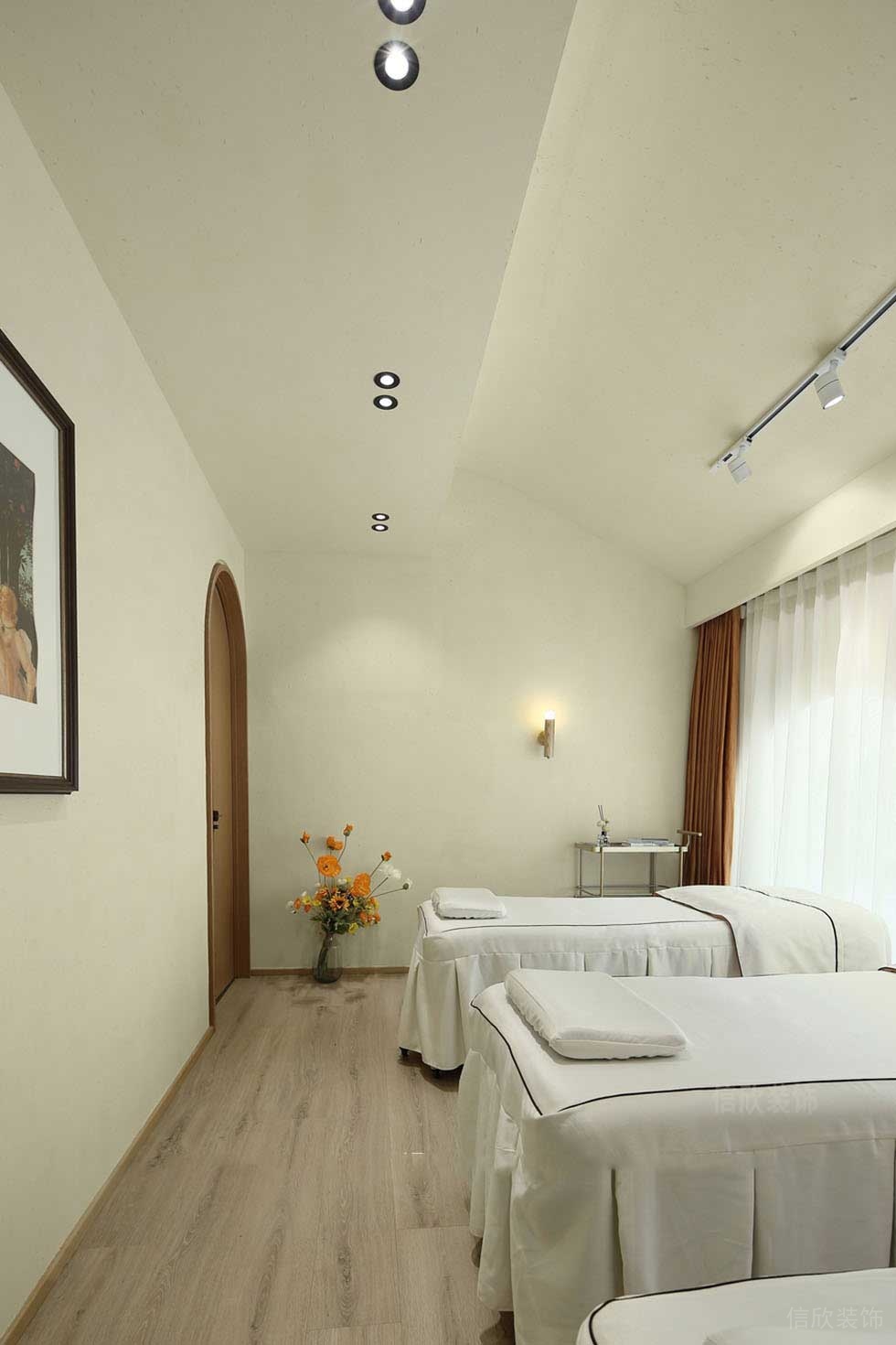 深圳福田美容美發(fā)SPA館二層美容區(qū)裝修設計 深圳福田美容美發(fā)SPA館二層美容區(qū)裝修設計