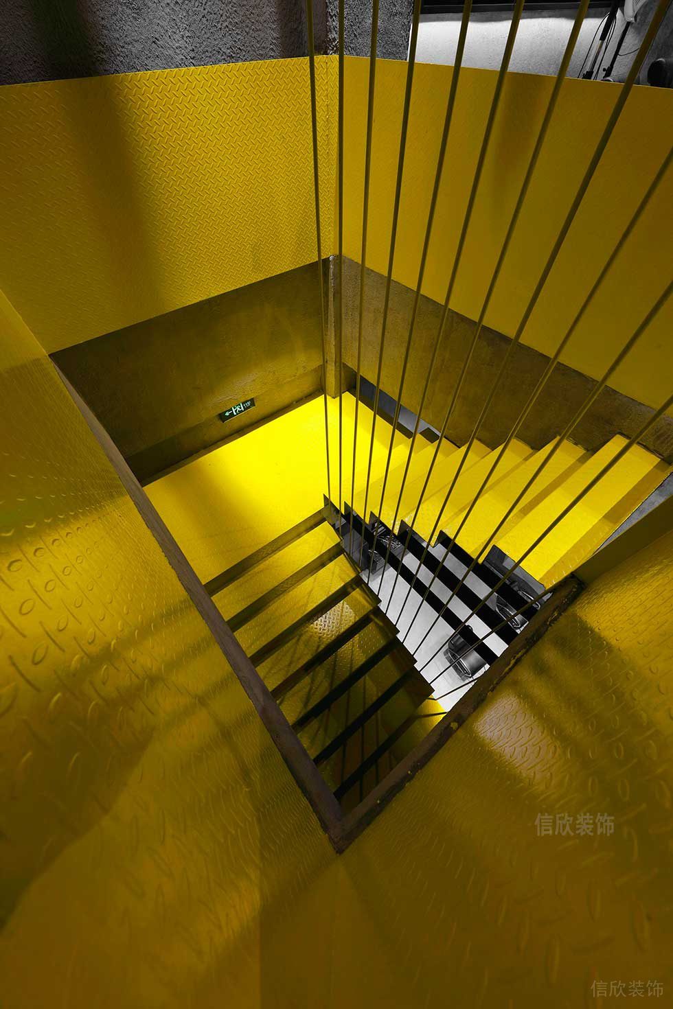 深圳鹽田工業風美發店樓梯裝修設計 深圳鹽田工業風美發店樓梯裝修設計