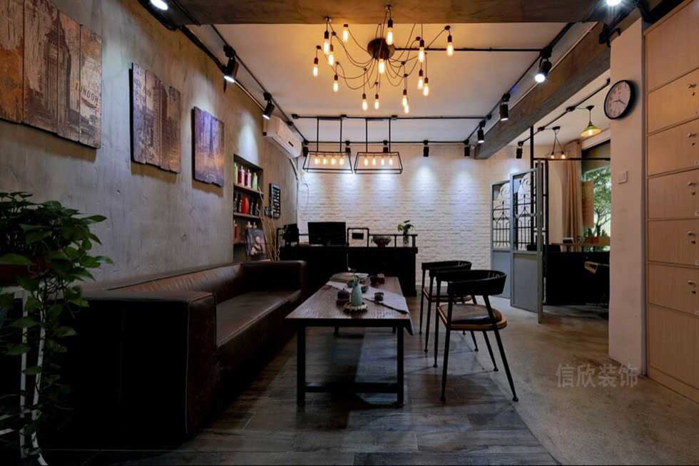 深圳美發(fā)沙龍洽談區(qū)裝修設計