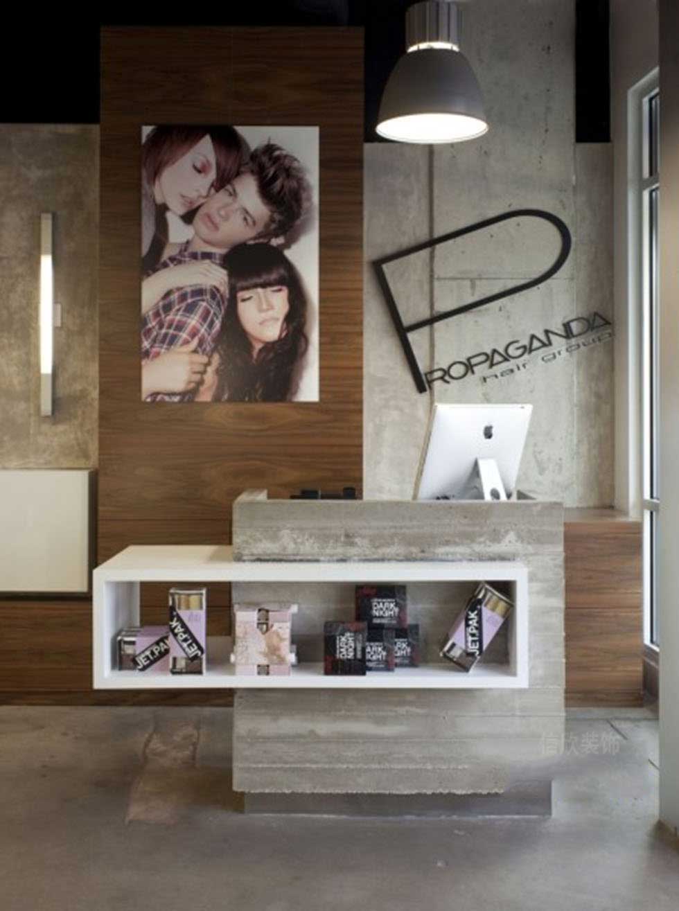 高檔美發(fā)店前臺(tái)