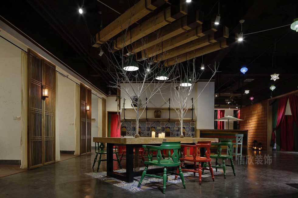 深圳鹽田美發(fā)店洽談區(qū)裝修設(shè)計(jì)