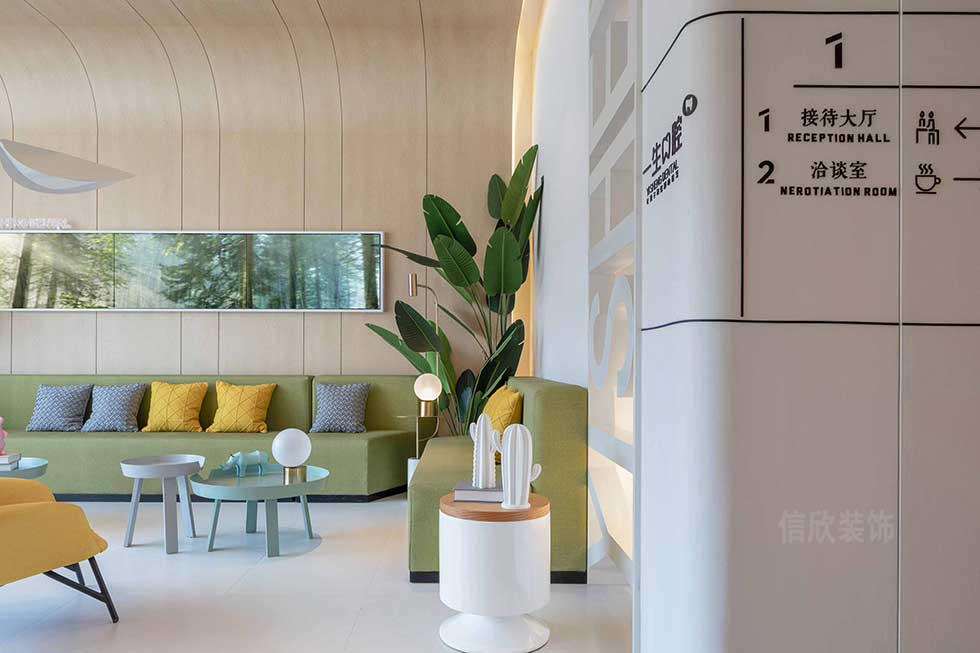 深圳一生口腔醫(yī)院休憩區(qū)裝修設計